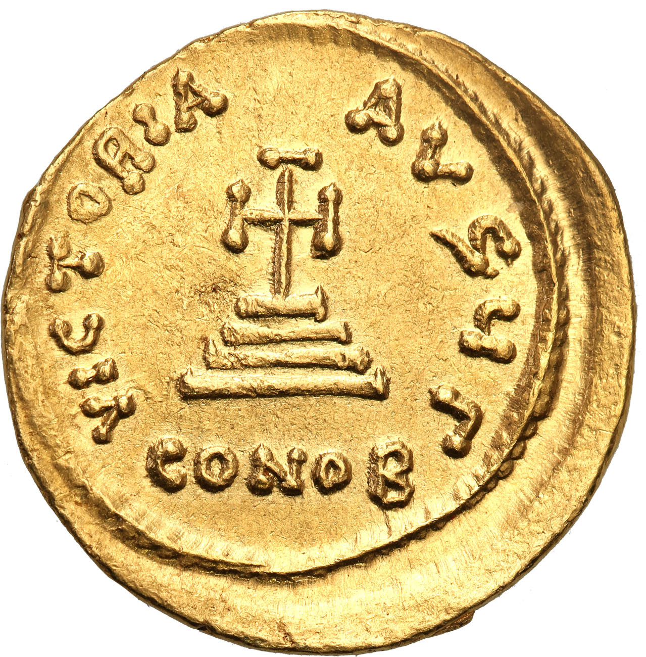 Bizancjum. Constans II i Constantinus IV. (641-668). Solidus 654-659, Konstantynopol